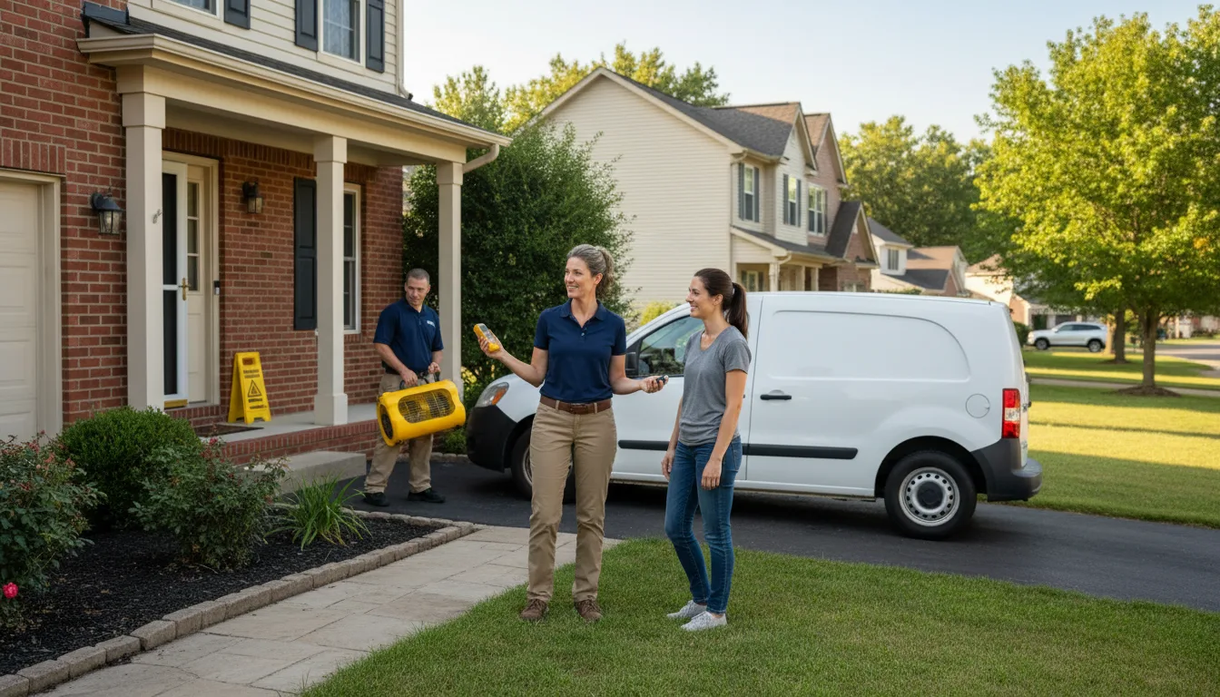 Water restoration image for Dehumidification And Cleanup Services in Mcdonough, NY